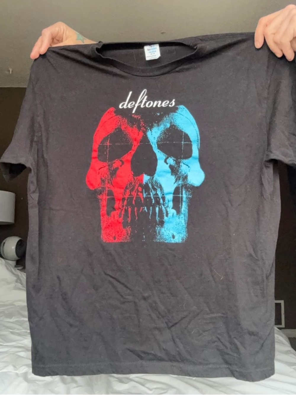 Deftones Black Graphic Band Tee XL